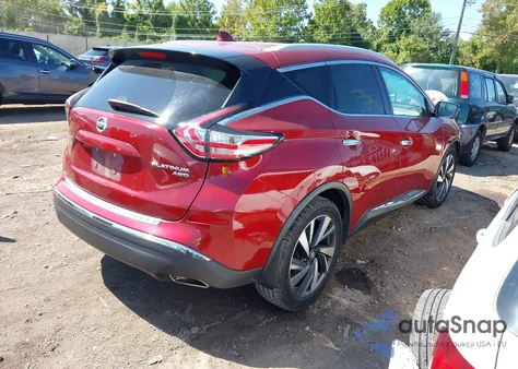 2018 Nissan Murano Platinum из США, поврежденный, VIN 5N1AZ2MH8JN109716